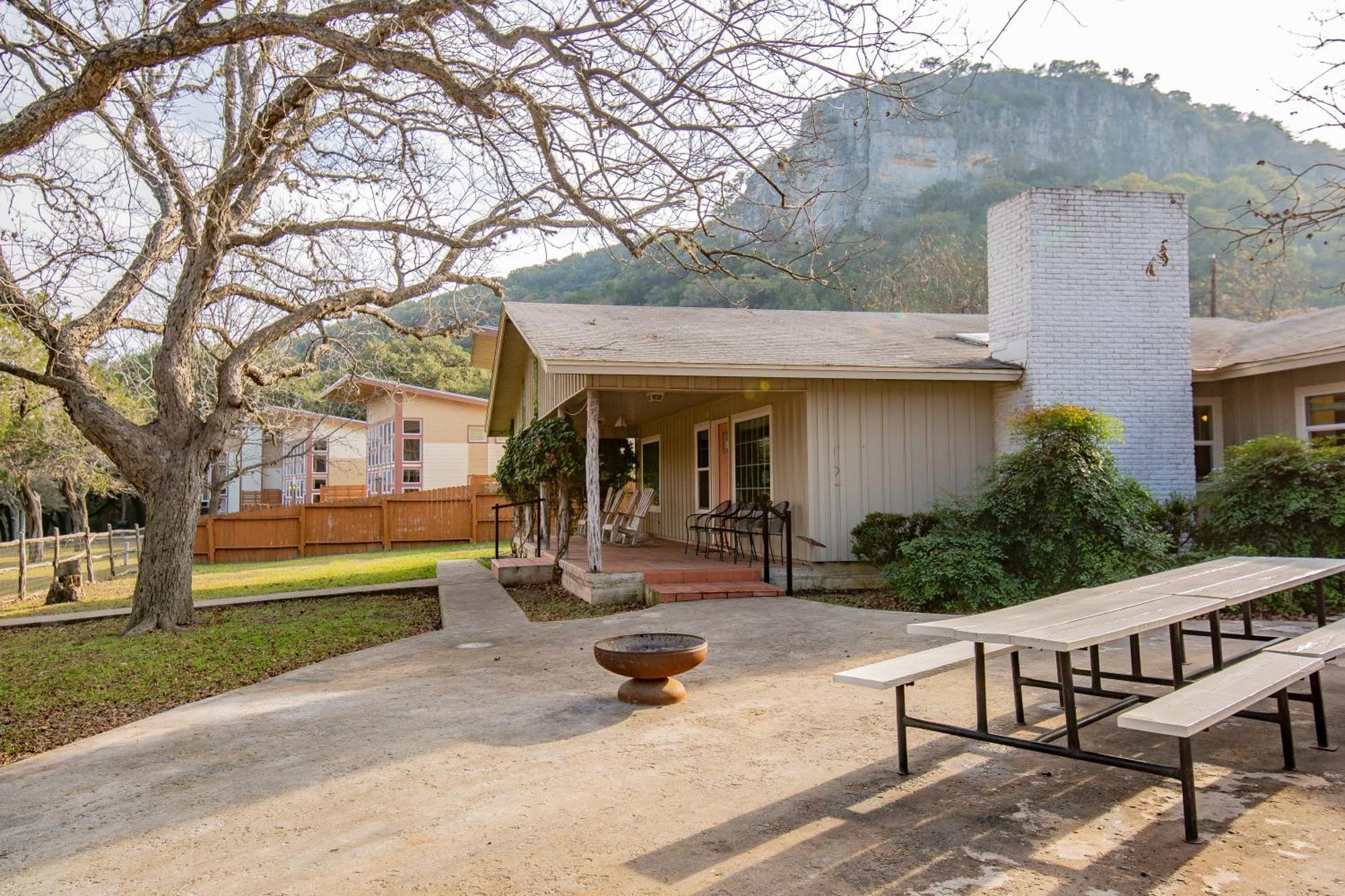 Seven Bluff Cabins Concan Exterior foto