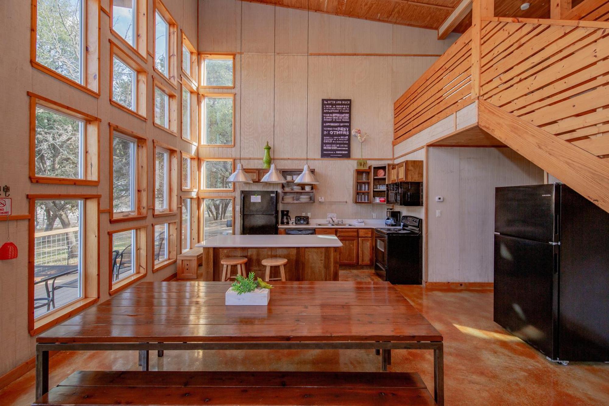 Seven Bluff Cabins Concan Exterior foto