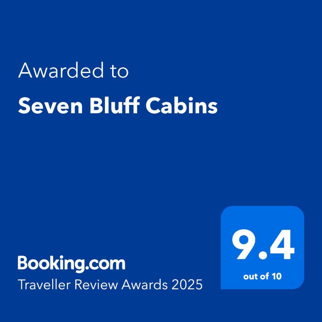 Seven Bluff Cabins Concan Exterior foto